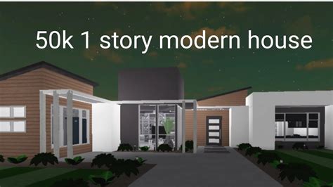 Bloxburg Modern Home 1 Story - Go Images Street