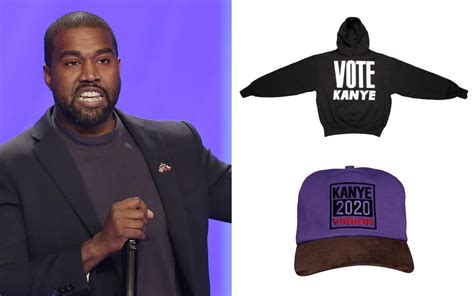 Kanye West's new presidential merch