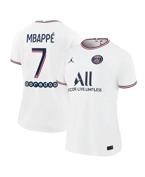 Jordan Women's Jordan Brand Kylian Mbappe White Paris Saint-Germain ...