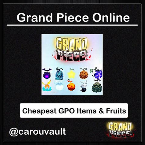 Grand Piece Online (GPO) Fruit, Video Gaming, Gaming Accessories, In ...