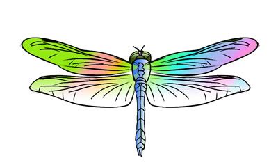 50 FREE Dragonfly Clip Art 8