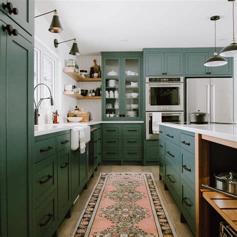 Green Kitchen Cabinets | Centsational Style