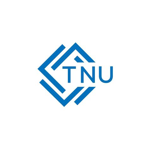 TNU technology letter logo design on white background. TNU creative ...