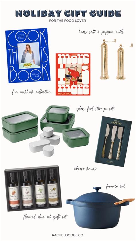 Holiday Gift Guide: Gifts for Food Lovers - Rachel Dodge