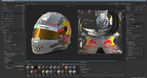 F1 Daniel Riccardo Helmet 2024 - 3D Model by Cactus3D