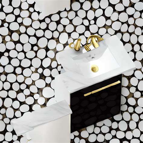 Beautiful Marble Gold White Black Pattern · Creative Fabrica