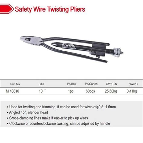 China Customized Safety Wire Twisting Pliers Suppliers, Manufacturers ...