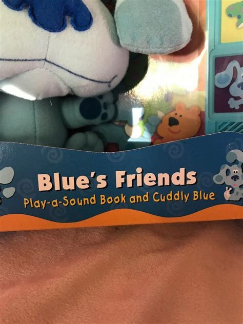 New Blues Clues Plush Play A Sound Book Blue Nick Jr Toy Boris Polka ...