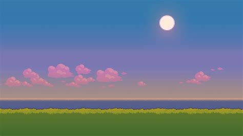 Pixel Art Landscape Wallpaper