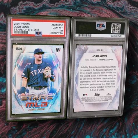 2023 TOPPS SERIES 2 JOSH JUNG Stars Of The MLB Rookie Card RC PSA 10 ...