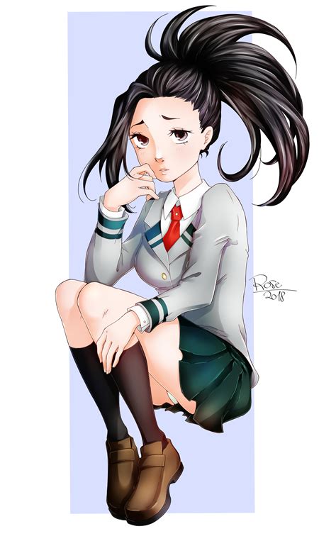 ArtStation - Yaoyorozu Momo - Boku no Hero Academia | Fan Art