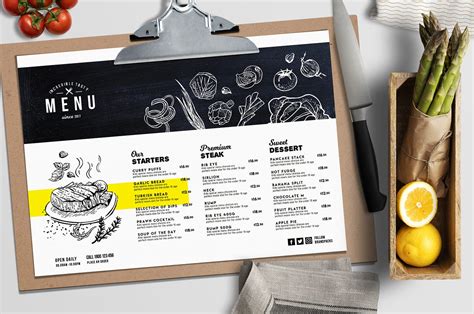 Fast Food Menu Design Templates