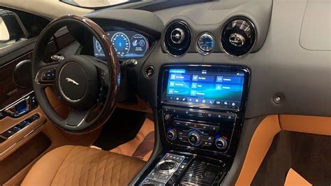 2019 Jaguar XJ L Portfolio Santorini Black / Tan Interior 4 Seat ...