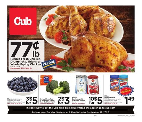 Cub Foods Weekly Ad Sep 06 – Sep 12, 2020