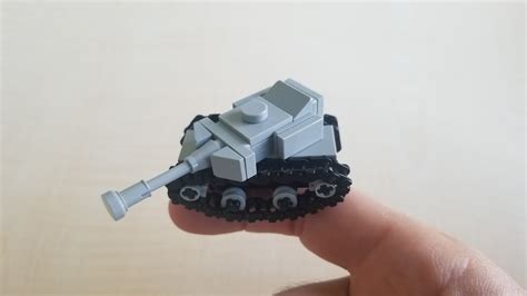 How To Build Mini Lego War Tank - YouTube