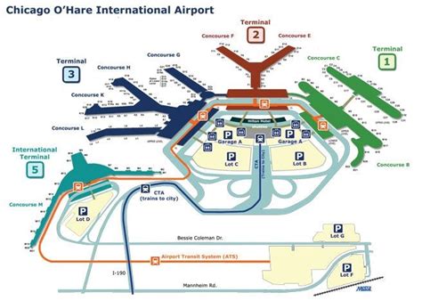 Mdw Airport Terminal Map