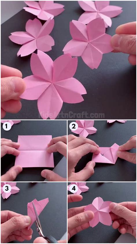 How To Make Origami Flowers Instructions