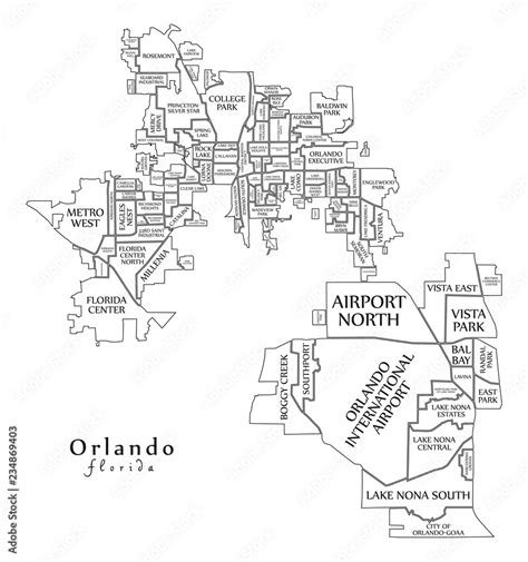 Orlando Fl Map