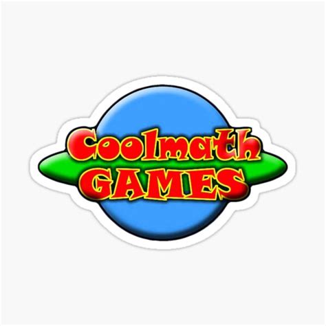 "Cool Math Games" Sticker for Sale by Ironic-Tees | Redbubble