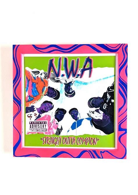 NWA Illustrative Album Cover Music Classic Wall Art Hip | Etsy