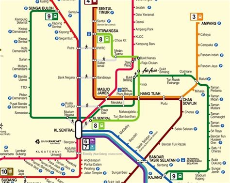 MRT SBK Line / Route (Laluan) Sungai Buloh - Kajang Line