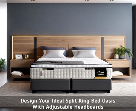 Design Your Ideal Split King Bed Oasis With Adjustable Headboards ...