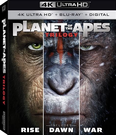 El Planeta De Los Simios Trilogía 4K-2D – BLURAYPERU