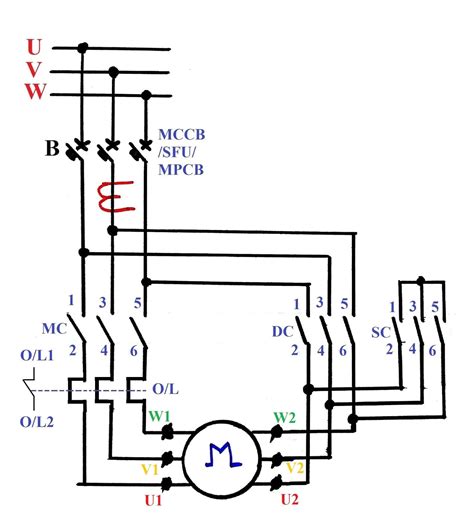 Control Circuit Diagram Of Star Delta Starter