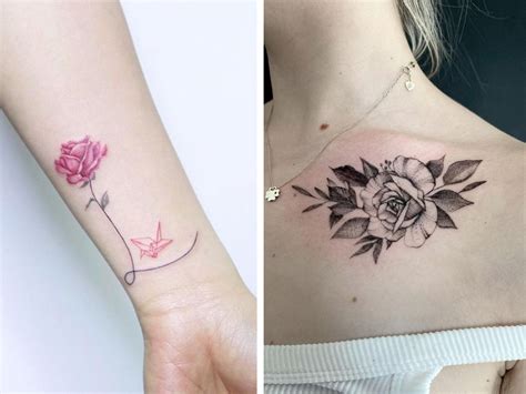 Share 79+ rose shoulder female tattoo designs best - in.coedo.com.vn