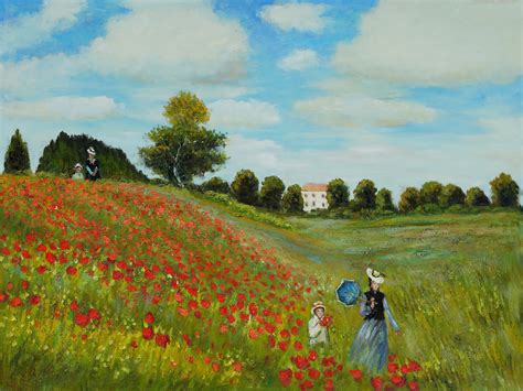 Poppy Field in Argenteuil by Claude Monet for sale : Jacky Gallery, Oil ...