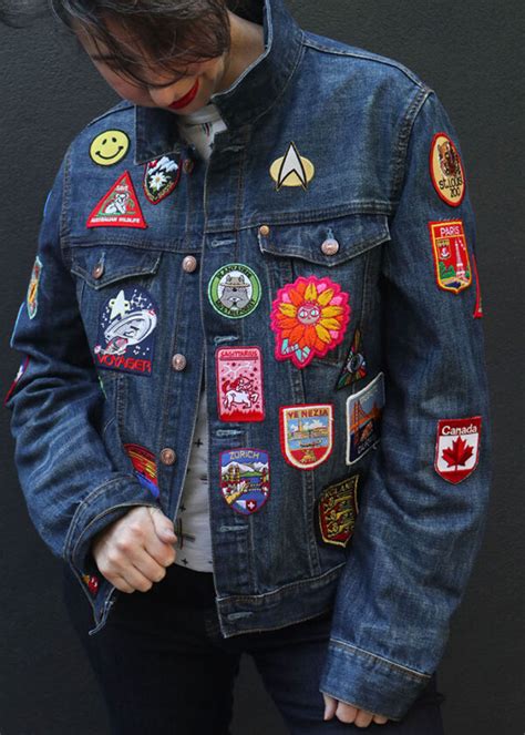 DIY Vintage Patch Denim Jacket Refashion | My Poppet Makes