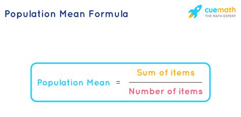 Population Mean Formula- Learn the Formula to Find Population Mean