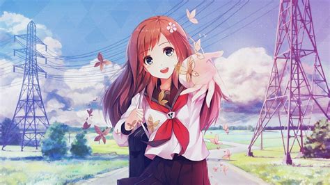 Happy Anime Girl Wallpapers - Wallpaper Cave