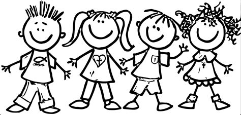 Free Kid Clipart Black And White, Download Free Kid Clipart Black And ...