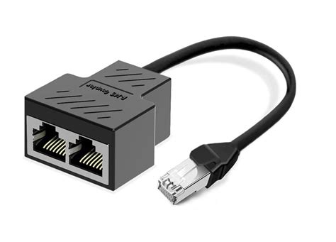 Amazon.com: AKWOR Ethernet Splitter, RJ45 1 Male to 2 Female LAN ...