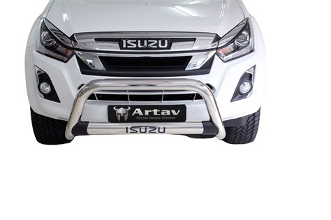 Isuzu DMAX Nudge Bar w Oval Cross Member | Isuzu Parts and Accessories