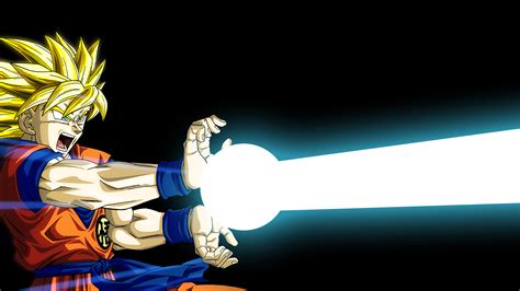 Goku's Kamehameha Wave Full HD Wallpaper and Background Image ...