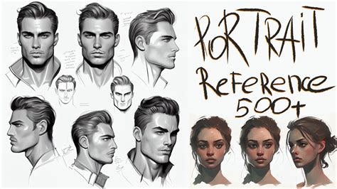 ArtStation - 100+ Male, Female, Baby Portraits Reference Pictures ...