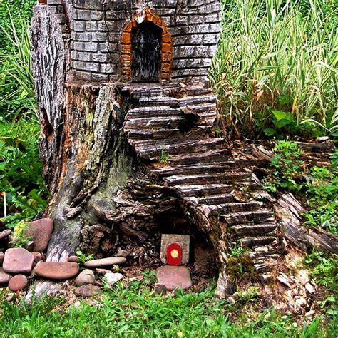 19 best Tree Stump Art images on Pinterest | Fairy homes, Fairies ...