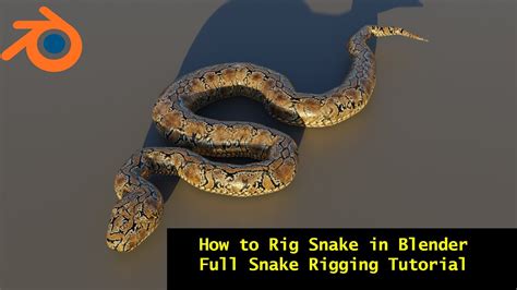 Rigging the Snake in Blender | Blender in Tamil | LMWS - YouTube