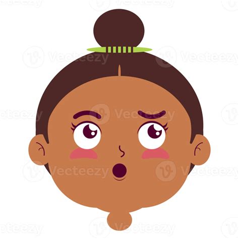 Free girl doubt face cartoon cute 14428991 PNG with Transparent Background