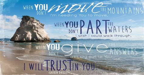 Trust In You – Lyric Video | Lauren daigle, Christian song lyrics ...