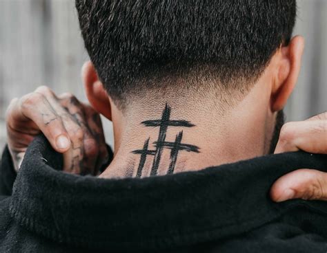 Update 58+ 3 crosses tattoo neck latest - in.cdgdbentre