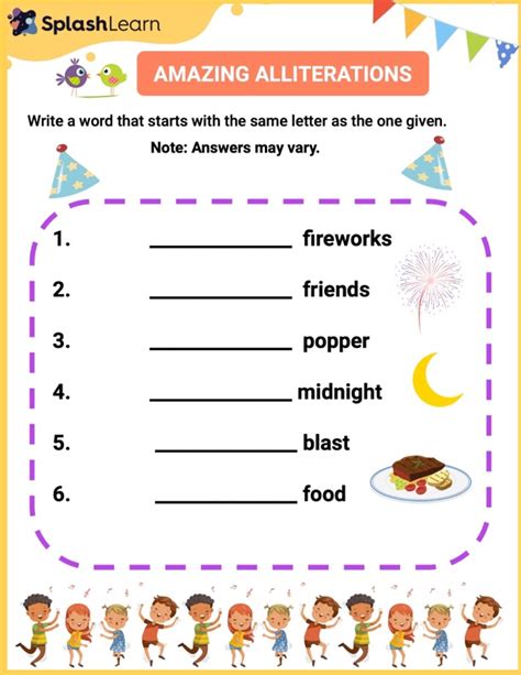 Printable Figures of Speech Worksheets | Splashlearn