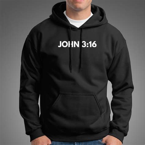 John 3:16 Bible Verse Christian Hoodies For Men – TEEZ.in