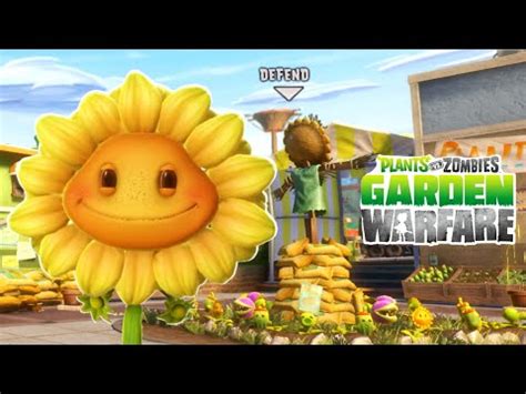 SOLO Sunflower CRAZY MODE Garden Ops (PVZ GW1) - YouTube