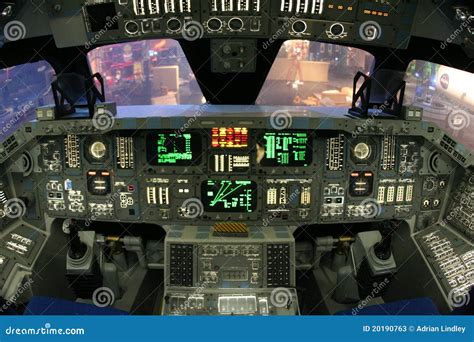 NASA Space Shuttle Cockpit Editorial Photo | CartoonDealer.com #20190763