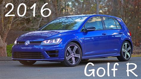 2016 VW Golf R Mk7 review - YouTube