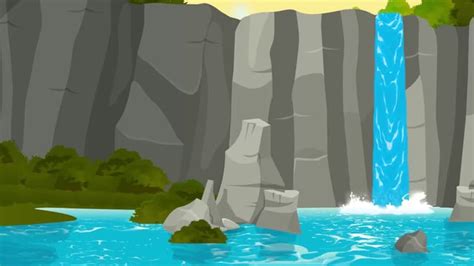 Waterfall animation - Free Stock Video Footage | Coverr