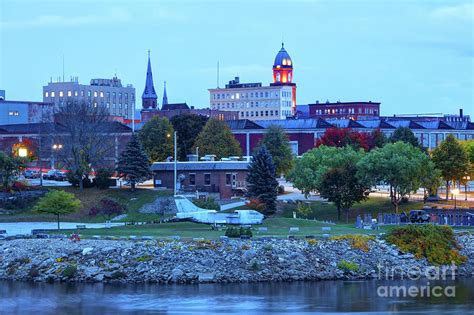 Downtown Lewiston, Maine Photograph by Denis Tangney Jr - Pixels